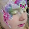 JuliaArts Rainbow Flower Fae Face Painting Rotherham